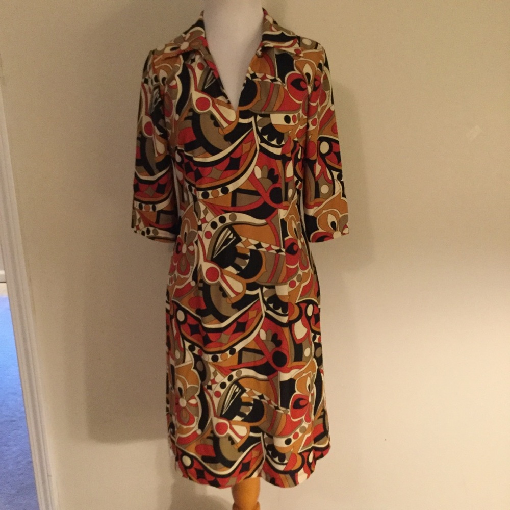 Jude Connally Michelle Stretch Shift Dress Small